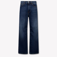 Palm Angels Kids Unisex Jeans In Blue