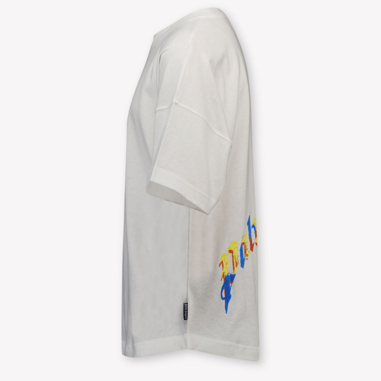 Palm Angels Kinder Unisex T-Shirt In Wit