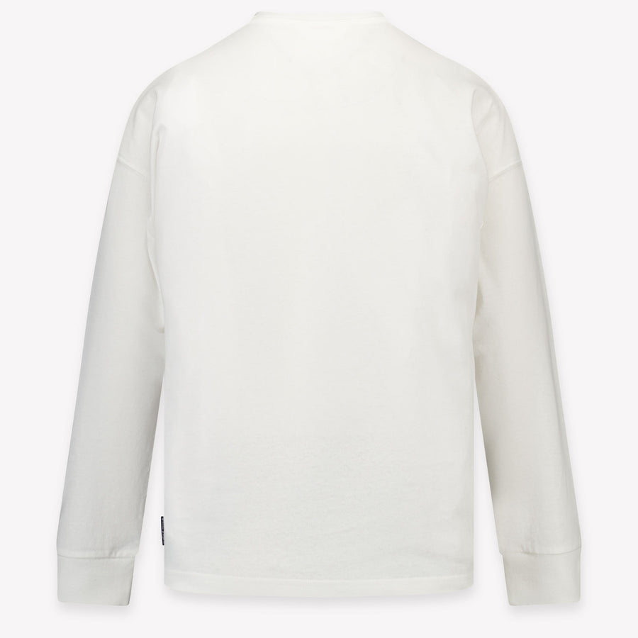 Palm Angels Kids Unisex T-Shirt In White
