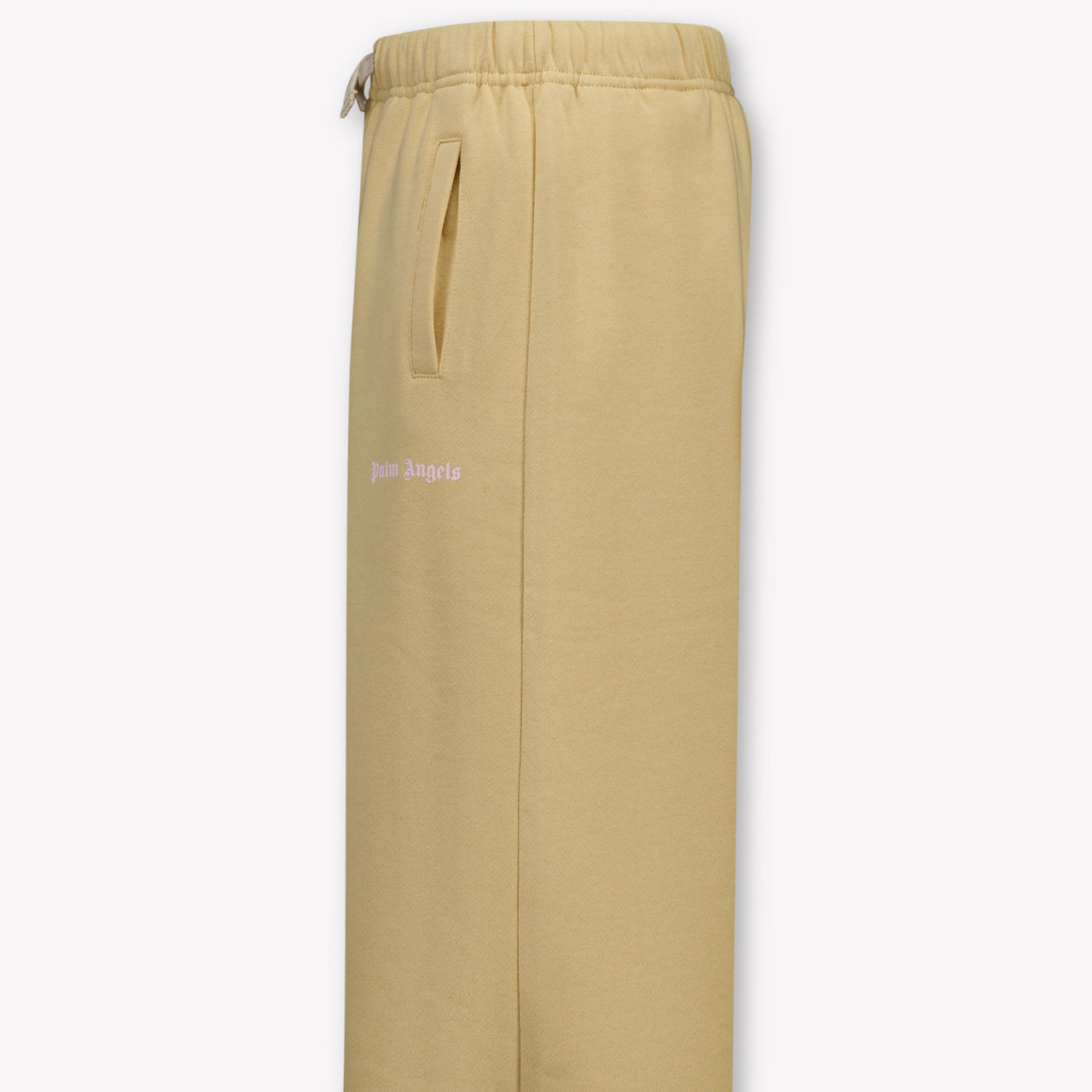 Palm Angels Kids Girls Pants In Beige