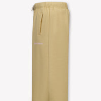 Palm Angels Kids Girls Pants In Beige