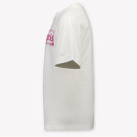 Palm Angels Kinder Meisjes T-Shirt In Wit