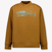 Palm Angels Kinder Unisex Trui In Beige