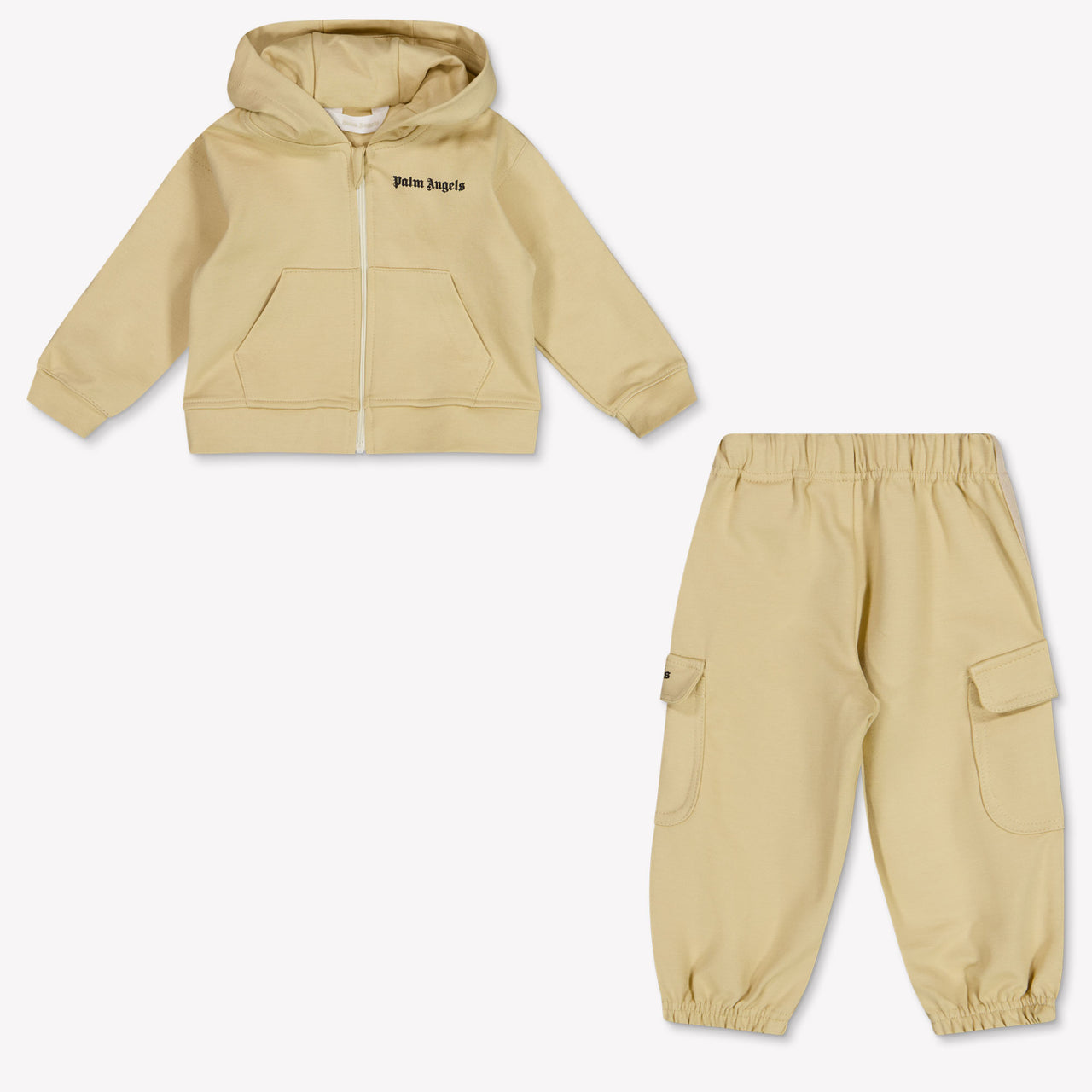 Palm Angels Baby Boys Jogging suit In Beige