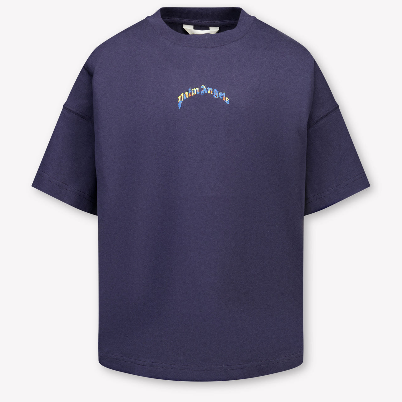 Palm Angels Kinder Unisex T-Shirt In Navy