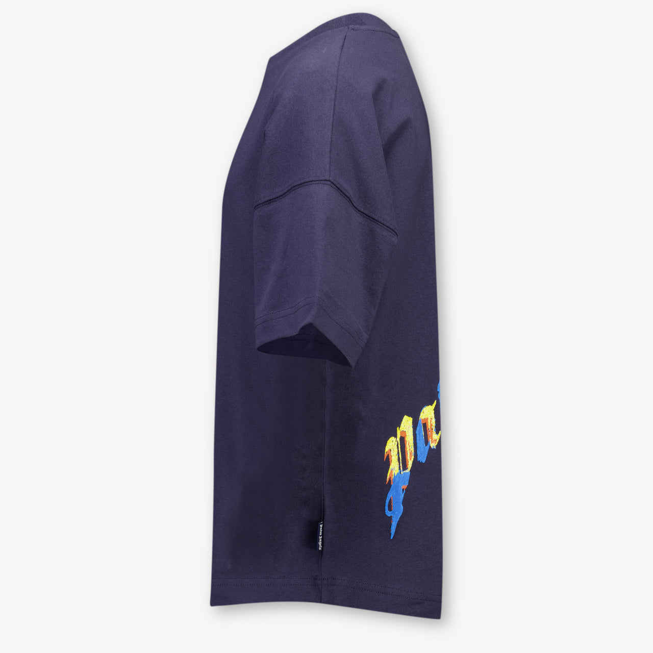 Palm Angels Kinder Unisex T-Shirt In Navy