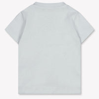 Palm Angels Baby Jongens T-Shirt In Licht Blauw