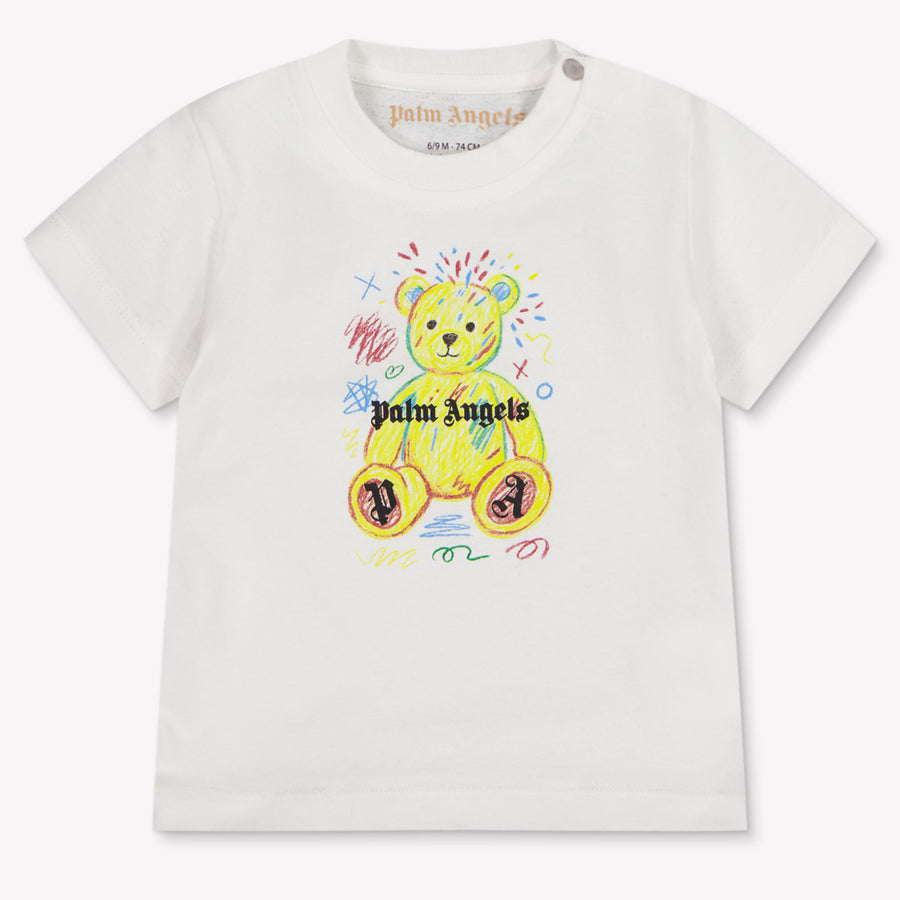 Palm Angels Baby Boys T-Shirt In OffWhite