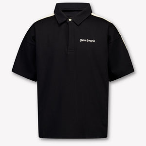 Palm Angels Kinder Jongens Polo In Zwart