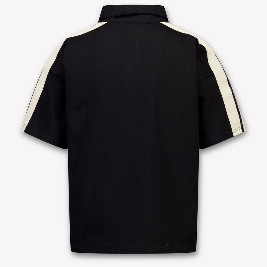 Palm Angels Kinder Jongens Polo In Zwart