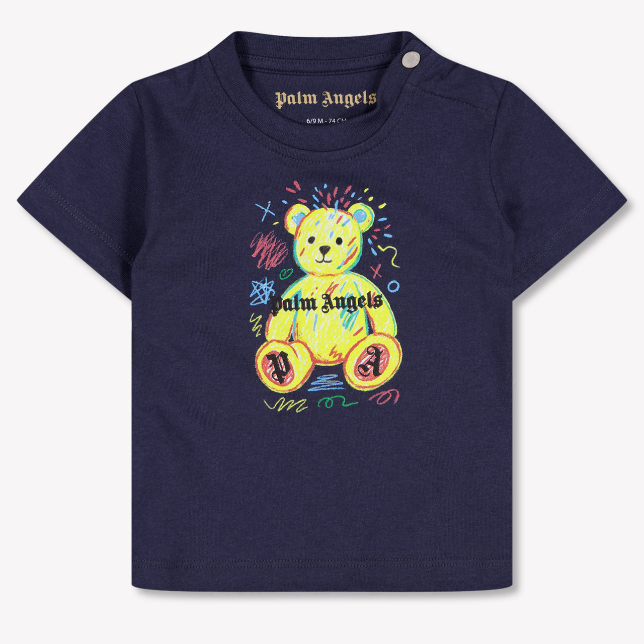 Palm Angels Baby Boys T-Shirt In Navy