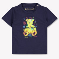 Palm Angels Baby Boys T-Shirt In Navy