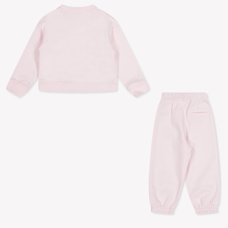 Palm Angels Baby Meisjes Joggingpak In Licht Roze
