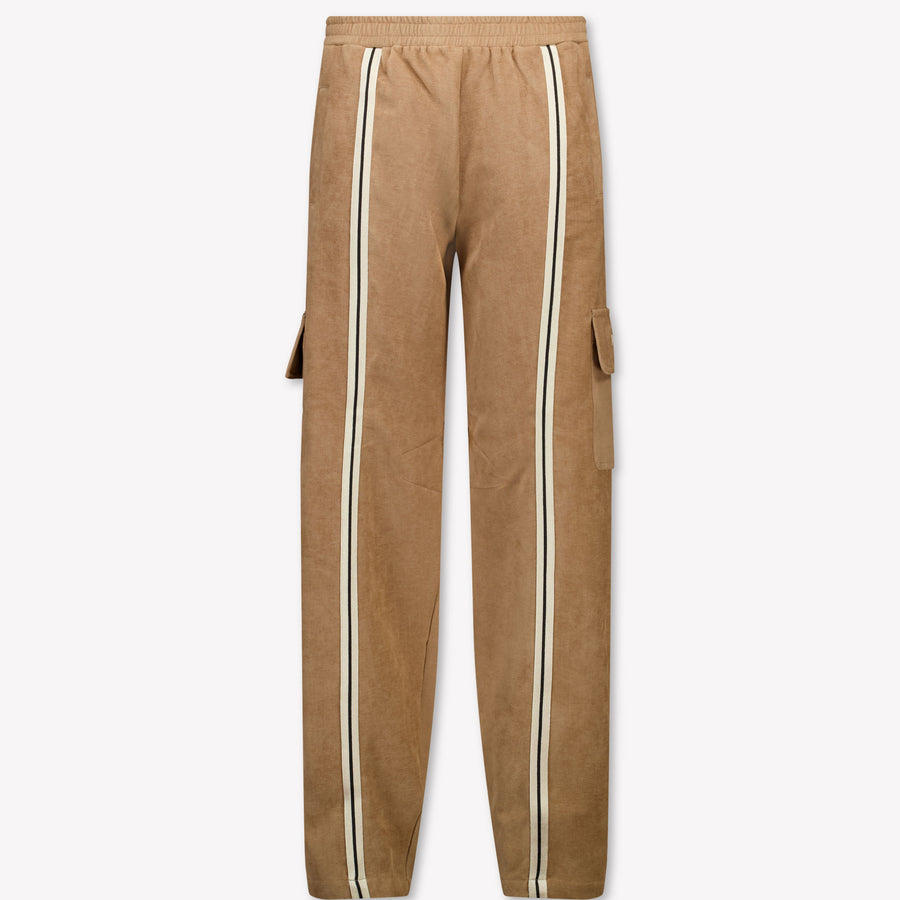 Palm Angels Kinder Unisex Broek In Beige