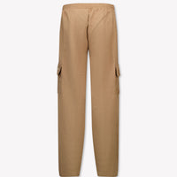Palm Angels Kinder Unisex Broek In Beige