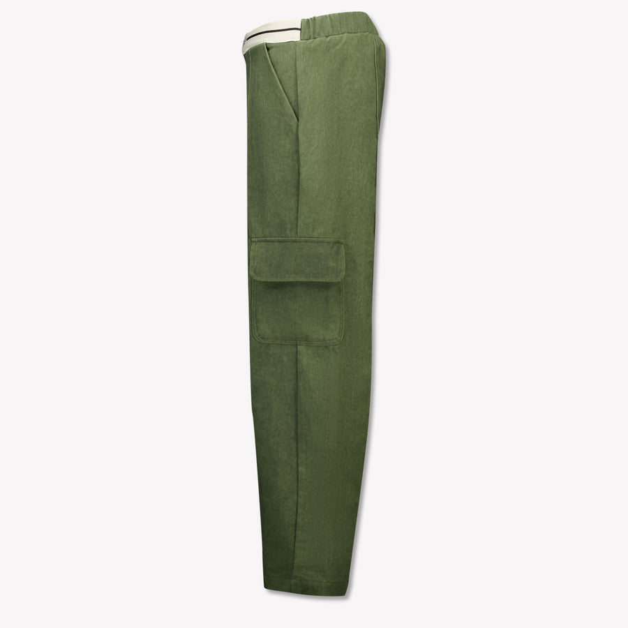 Palm Angels Boys Trouser in Army