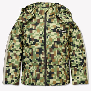 Palm Angels Kids Boys Jackets In Army