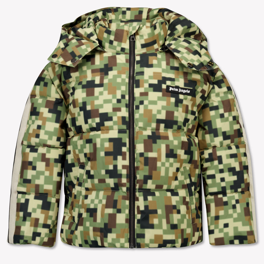Palm Angels Kids Boys Jackets In Army