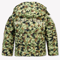 Palm Angels Kids Boys Jackets In Army