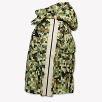 Palm Angels Kids Boys Jackets In Army