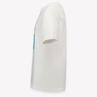 Palm Angels Kids Unisex T-Shirt In White