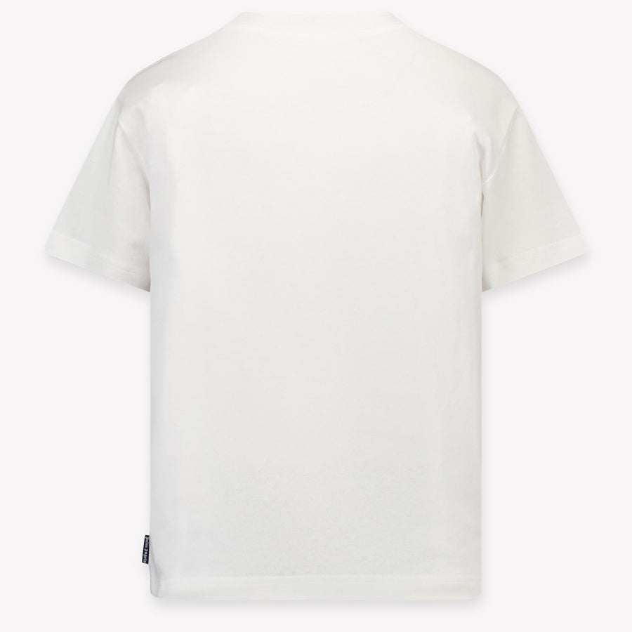 Palm Angels Kids Unisex T-Shirt In White