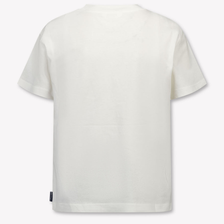 Palm Angels Kinder Unisex T-Shirt In Wit