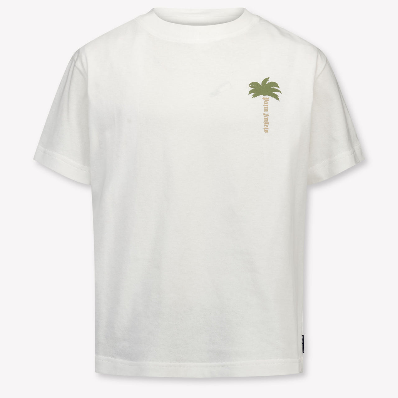 Palm Angels Kinder Unisex T-Shirt In Wit