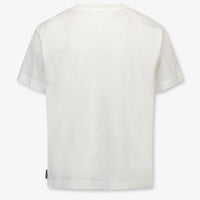 Palm Angels Kinder Unisex T-Shirt In Wit