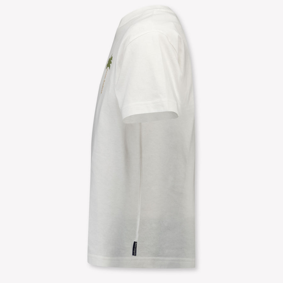 Palm Angels Kinder Unisex T-Shirt In Wit