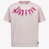 Palm Angels Kids Girls T-Shirt In Light Pink