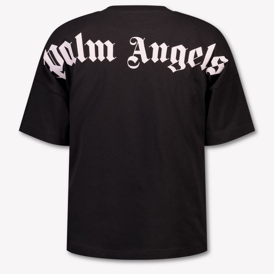 Palm Angels Kids Girls T-Shirt In Black