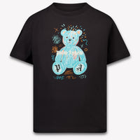 Palm Angels Kinder Unisex T-Shirt In Zwart
