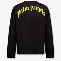 Palm Angels Kinder Unisex T-Shirt In Zwart