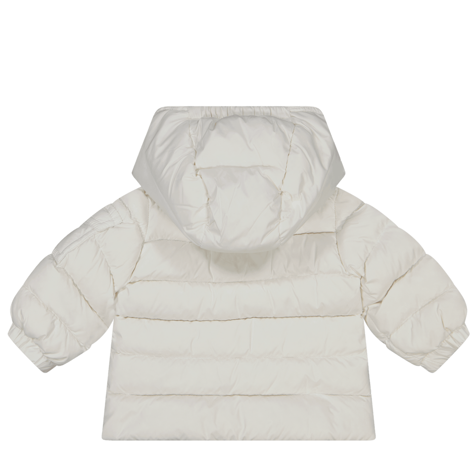 Moncler Baby Unisex Jas Wit