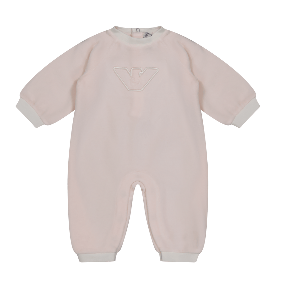 Armani Meisjes Boxpakje Licht Roze 1mnd