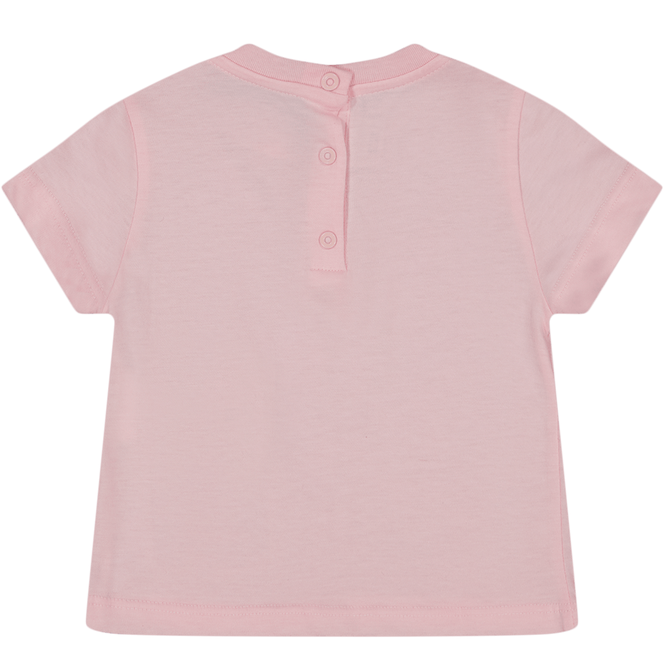 Fendi Baby Meisjes T-Shirt Licht Roze