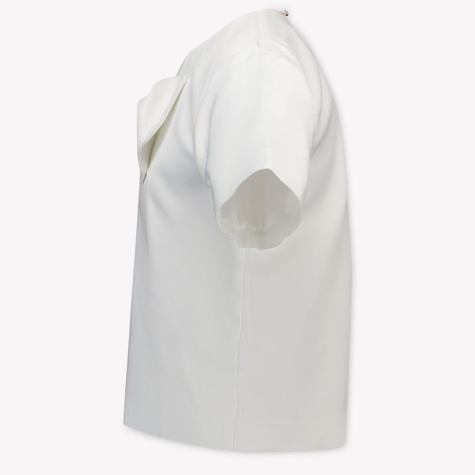 Prinsessefin Kinder Meisjes T-Shirt In Wit