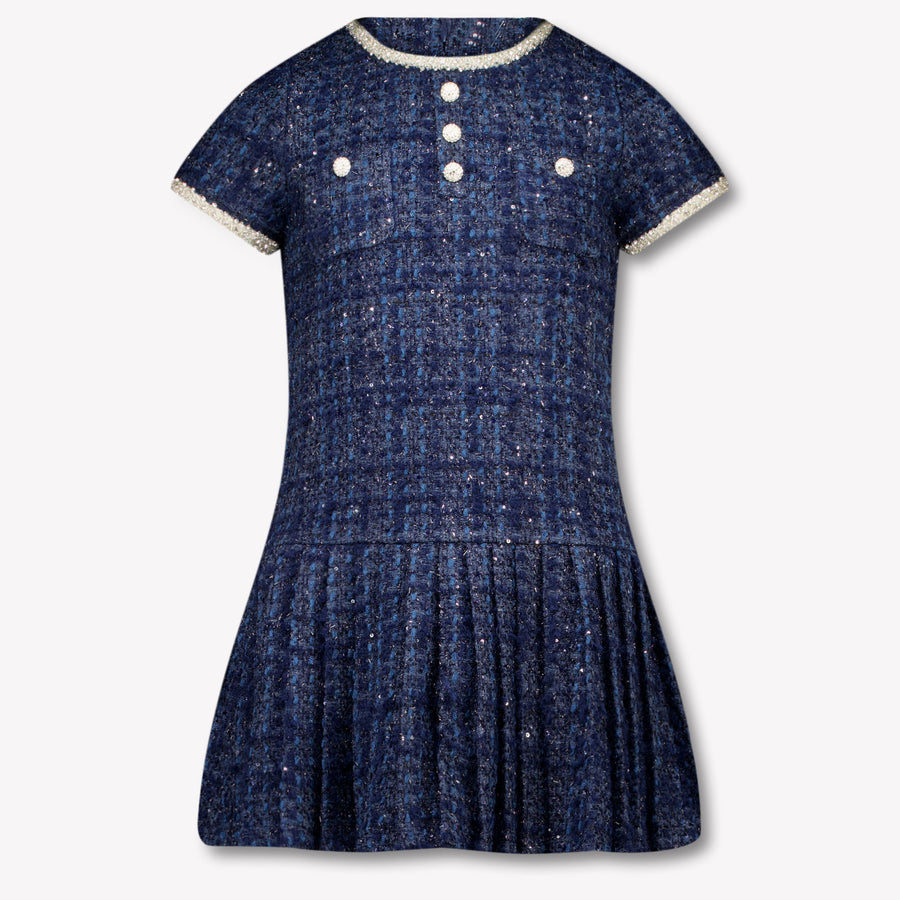 Prinsessefin Kinder Meisjes Jurk In Navy