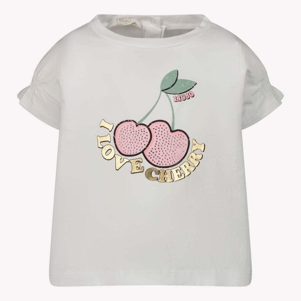 Liu Jo Baby girls t-shirt in White