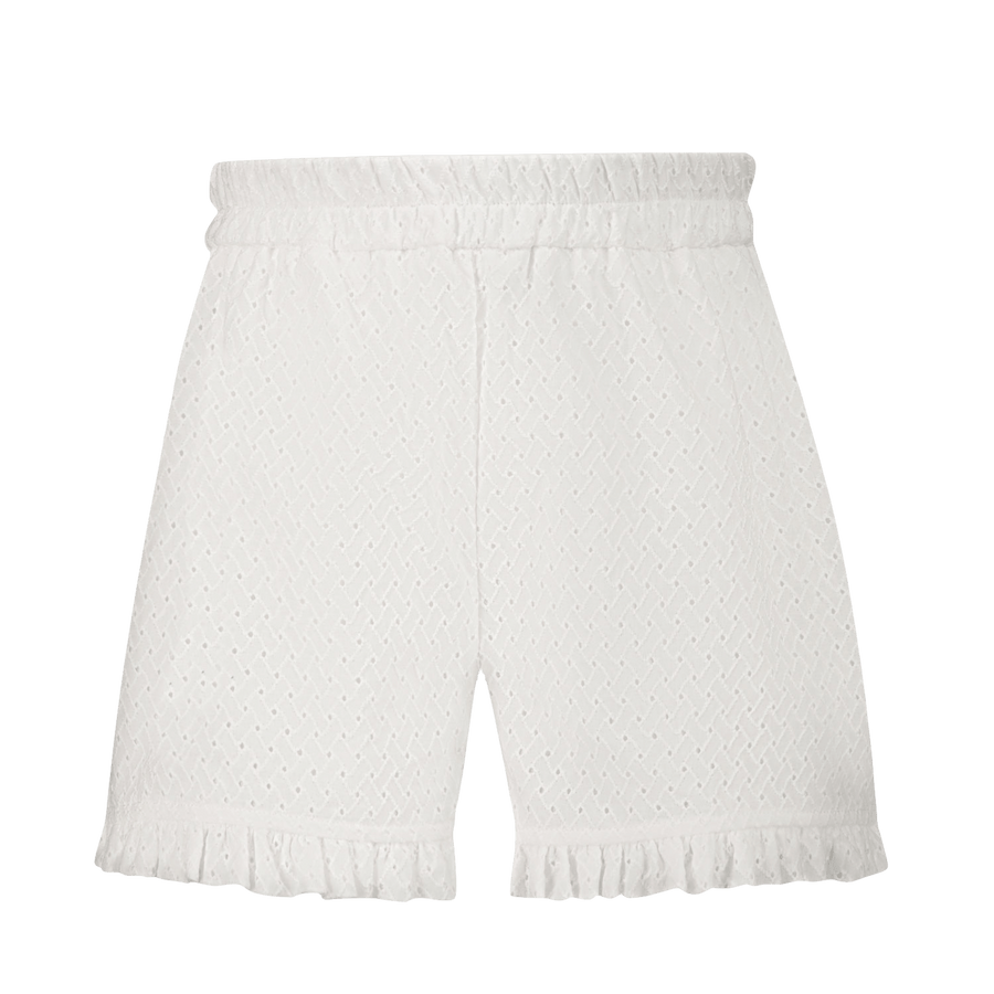 MonnaLisa Baby Meisjes Shorts Wit