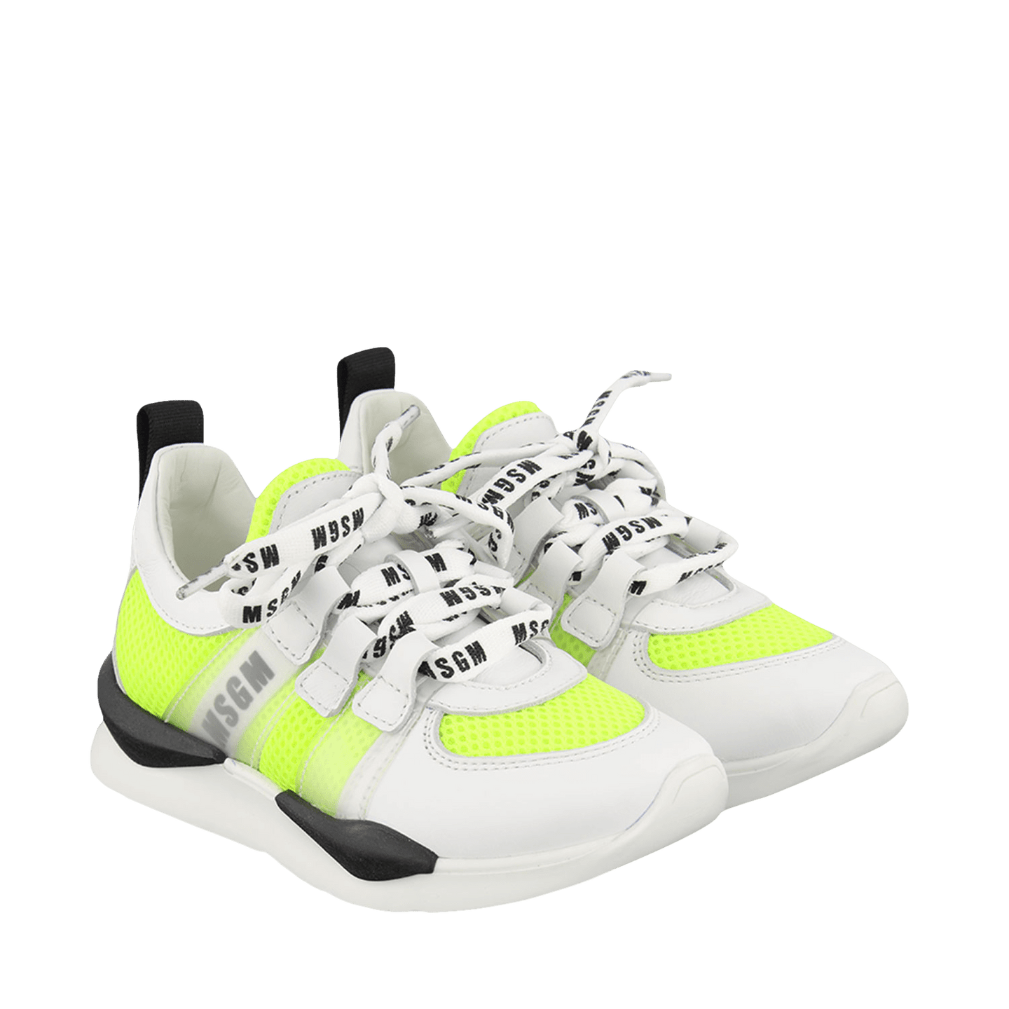 MSGM Kinder Meisjes Sneakers Fluor Geel 24