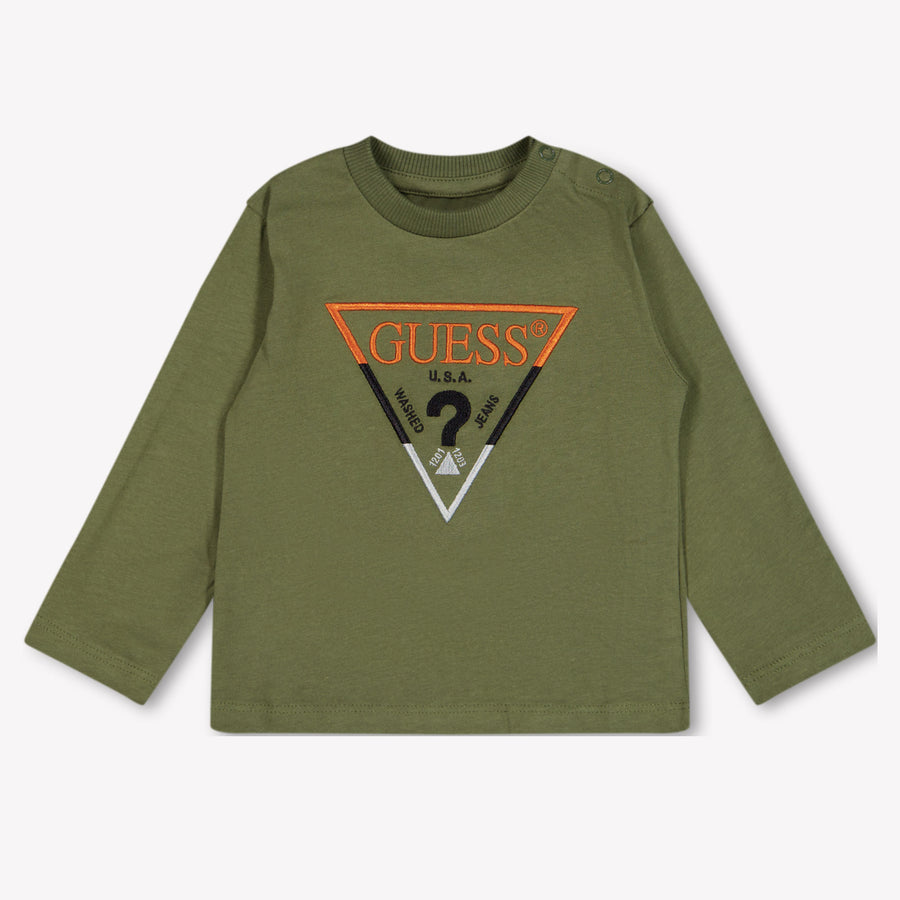 Guess Baby Jongens T-Shirt In Army