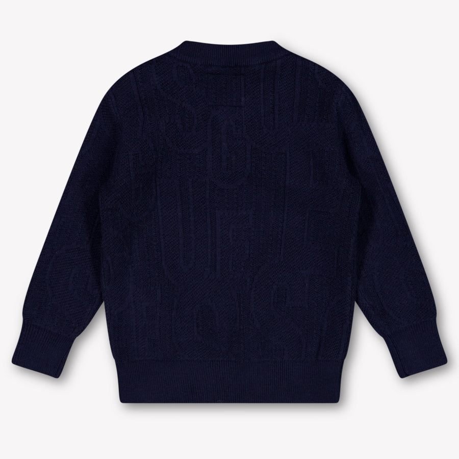 Guess Baby Boys Sweater In Navy