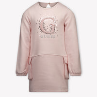 Guess Kinder Meisjes Jurk In Licht Roze