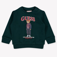 Guess Baby Boys Sweater In Dark Green