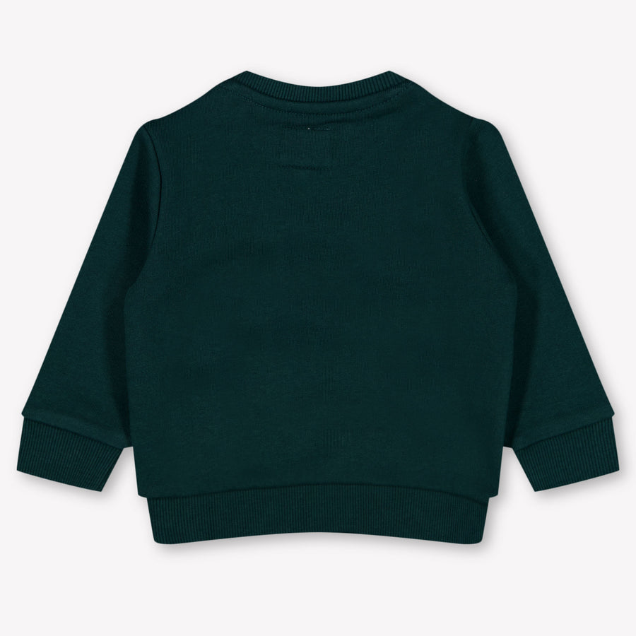 Guess Baby Boys Sweater In Dark Green