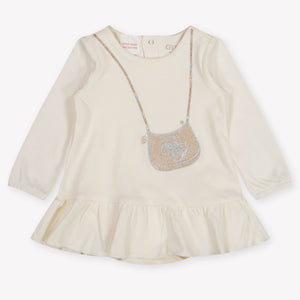 Guess Baby Girls Dress In OffWhite