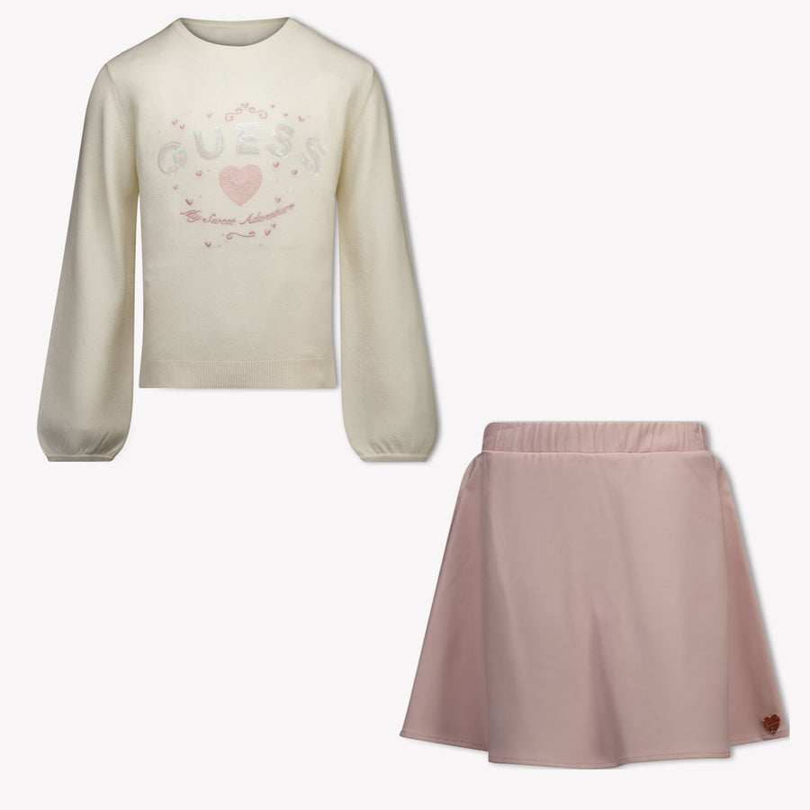 Guess Kinder Meisjes Setje In Off White