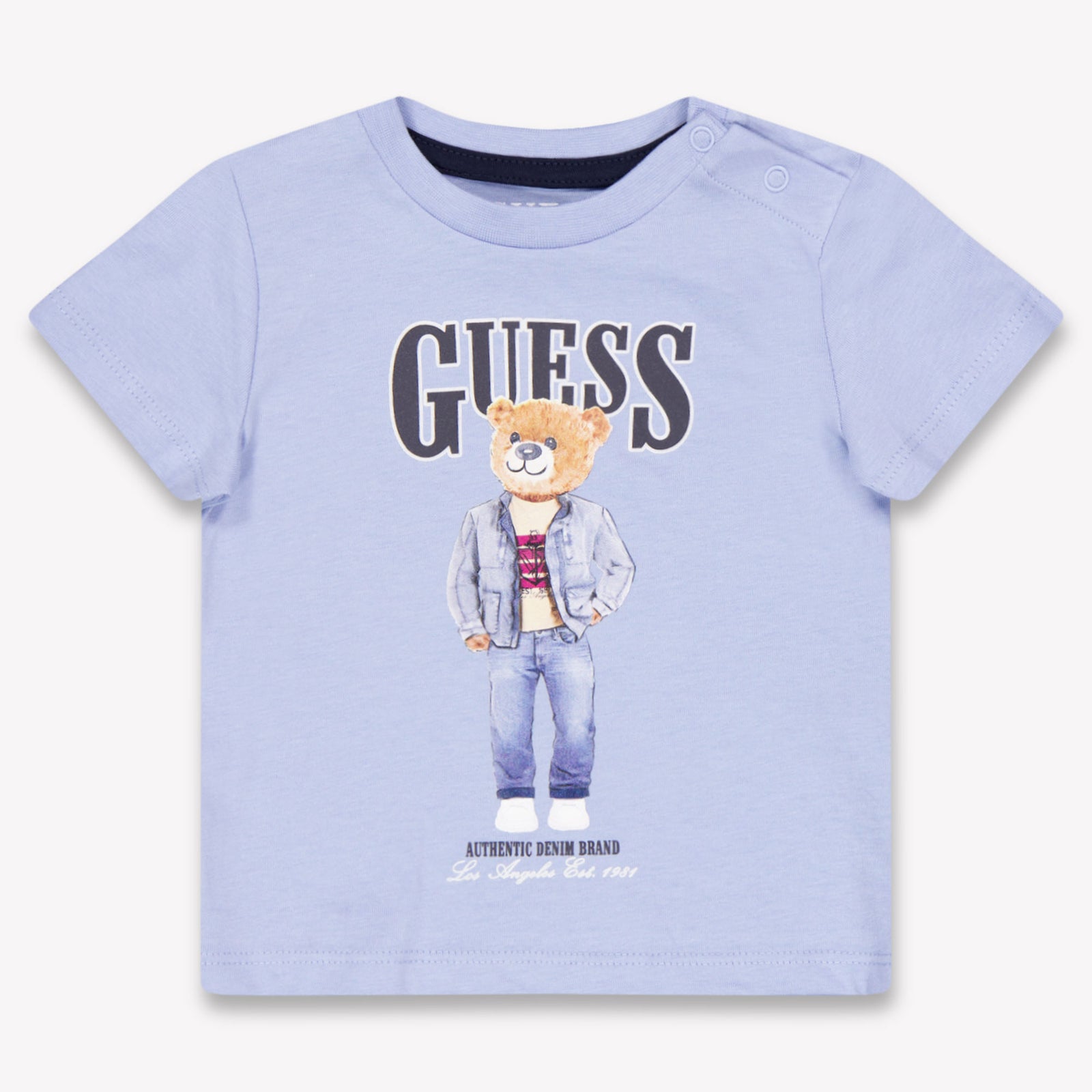 Guess Baby Boys T-Shirt In Light Blue